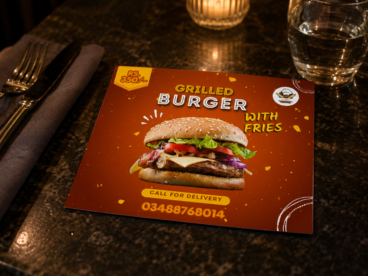 Restaurant Burger Promotion — Promotional Design · Food & Hospitality